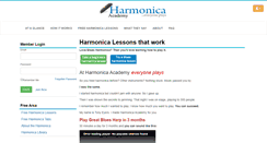 Desktop Screenshot of harmonicaacademy.com