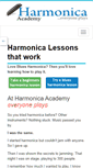 Mobile Screenshot of harmonicaacademy.com